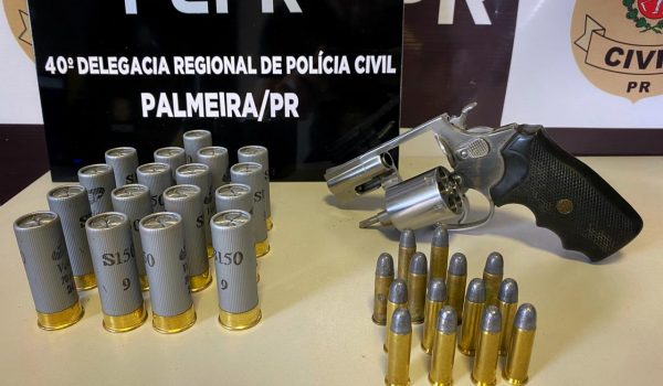 Polícia Civil de Palmeira realiza prisão em flagrante por posse irregular de munição na segunda-feira (27)