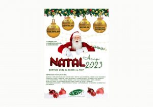 Sorteio da Campanha de Natal da Acip será em 27 de dezembro