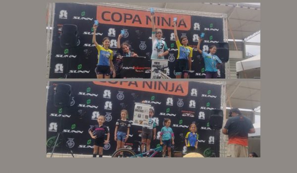 Ciclistas mirins de Porto Amazonas vencem em prova da Copa Ninja