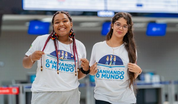 Alunos do Ganhando o Mundo já estão embarcando para intercambio internacional