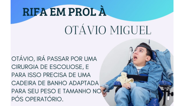 Adolescente necessita de cadeira adaptada para banho que custa em média R$ 2 mil