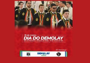 Dia do DeMolay é comemorado nesta segunda-feira (18)