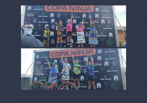 Ciclistas de Porto Amazonas sobem no podium em Pinhais