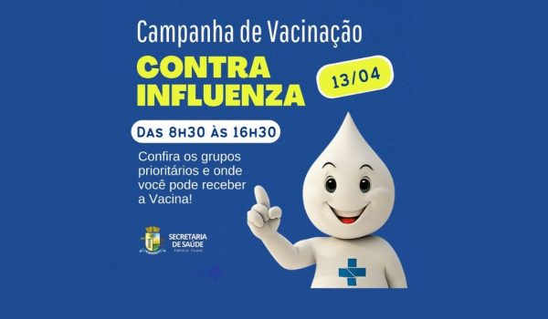 Dia D de mobilização contra a gripe acontece neste sábado (13) em Palmeira