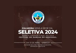 Seletiva 2024 para a final do XXIX Festival de Danças do Mercosul acontece no sábado (13)
