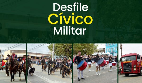 Desfile Cívico Militar do Aniversário de Palmeira contará com 39 instituições