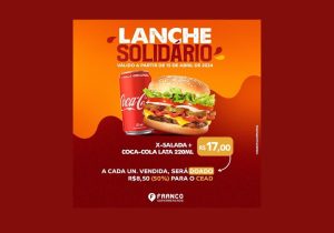 Lanche Solidário do Franco continua até o dia 15 deste mês