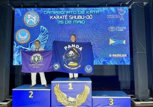 Equipe Panda de Karatê se destaca em Campeonato de Karatê Shubu-Dô