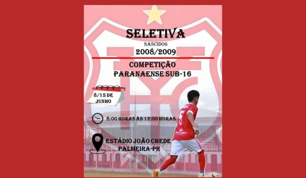 Ypiranga promove seletiva nos dias 8 e 15 de junho no Estádio João Chede