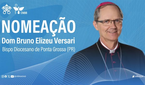 Dom Bruno Elizeu Versari é nomeado bispo da diocese de Ponta Grossa