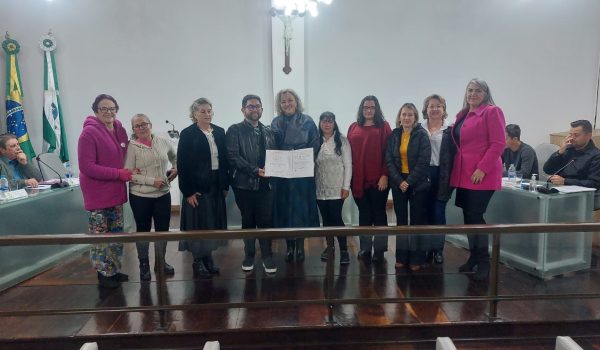 Grupo Gratos é homenageado pela Procuradoria da Mulher, na Câmara Municipal de Palmeira