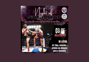 'Night of Samurai' acontecerá em 03 de agosto em Palmeira