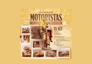 Festa dos Motoristas terá procissão, missa e confraternização neste domingo (15)