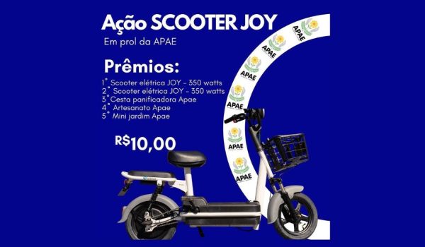 APAE de Palmeira promove campanha solidária 'Ação Scooter Joy'