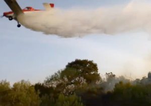 Avião reduz em 4 horas combate a incêndio em Palmeira e evita tragédia nos paióis do Exército