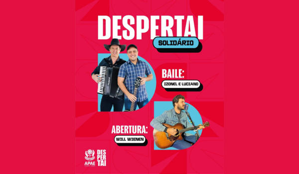 Baile do Despertai Solidário promete noite de música e diversão em Palmeira