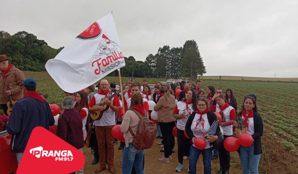 Família Missionária celebra 1.000 visitas em Mês Missionário no Rincão do Cocho