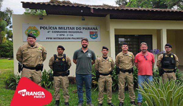 Vereador eleito Fritz Kliewer discute segurança pública em Witmarsum