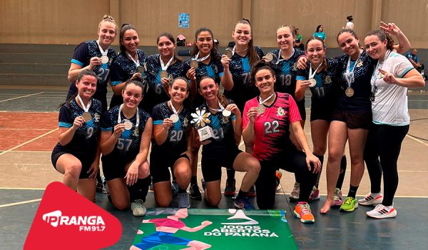 Equipe feminina adulta é vice campeã nos Jogos Abertos do Paraná