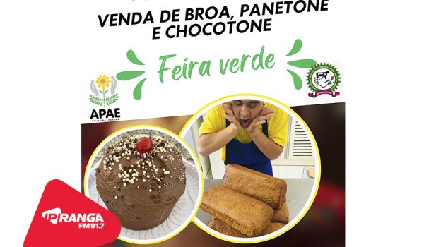 Apae e Colégio Agrícola promovem venda de broa e farinha de centeio nesta manhã