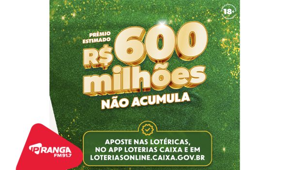 Mega da Virada 2024 tem prêmio recorde de R$ 600 milhões; apostas podem ser feitas até as 18h desta quarta-feira (31)