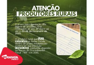 Prefeitura de Palmeira alerta para prazo de devolução dos blocos de Produtor Rural