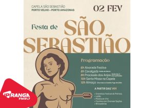 Festa em Louvor a São Sebastião acontece neste domingo em Porto Amazonas com programação religiosa e recreativa