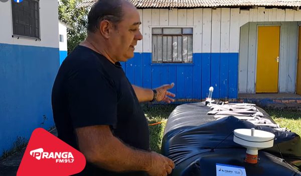 Escola Municipal de Guarauninha recebe biodigestor para geração de gás na cozinha