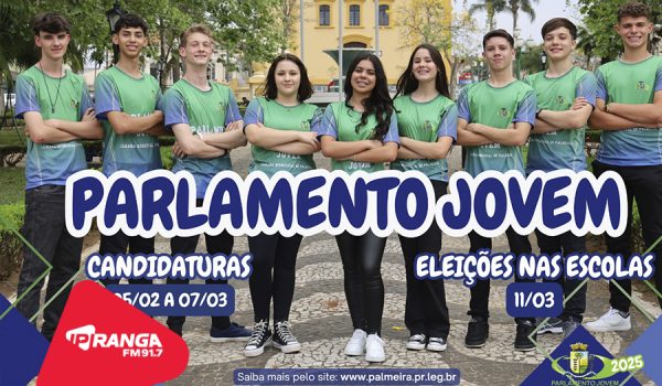 Câmara Municipal de Palmeira retoma atividades do Parlamento Jovem para 2025