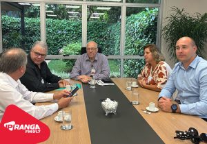 Prefeito Altamir Sanson e Presidente Diego Zanetti visitam Itaipu Binacional em Foz do Iguaçu