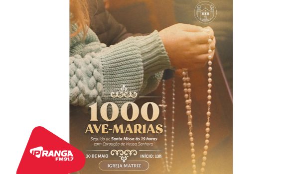 Paróquia promove Mil Ave-Marias para encerrar o mês mariano com fé e devoção