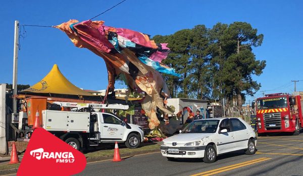 Copel alerta: soltar balões é crime, causa danos à rede elétrica e coloca vidas em risco