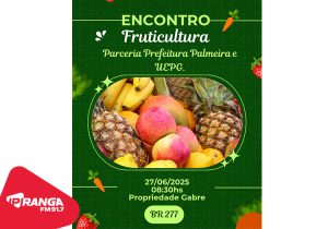 Fruticultores são convidados para evento técnico em Palmeira