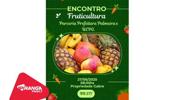 Fruticultores são convidados para evento técnico em Palmeira