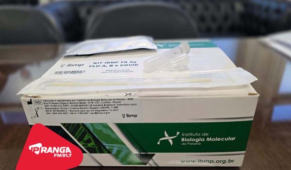 Palmeira será contemplada com testes rápidos para diagnóstico de síndromes respiratórias via Regional de Ponta Grossa