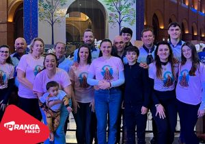 Cavaleiros de Palmeira concluem viagem até Aparecida com missa e agradecimento
