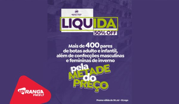 Começa hoje os descontos de 50% em botas e confecções de inverno na Sportek