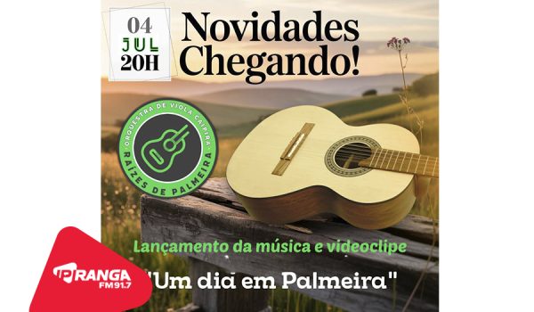 Orquestra Raízes de Palmeira lança videoclipe em homenagem à cidade