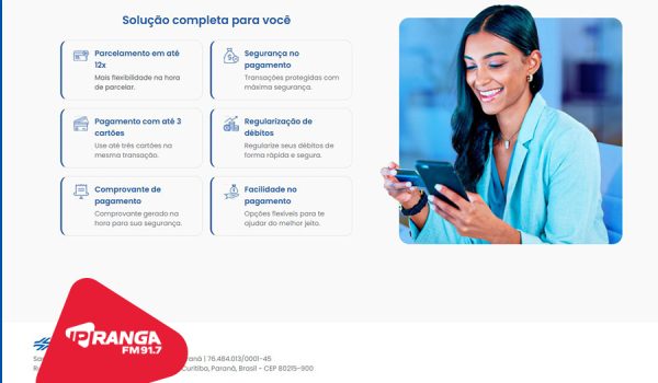 Sanepar disponibiliza pagamento de fatura com cartão de crédito pelo site