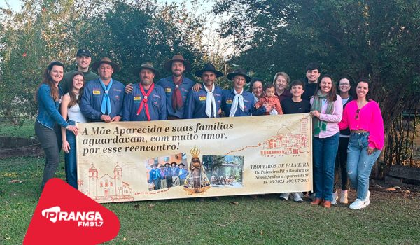 Famílias surpreendem tropeiros de Palmeira em reencontro emocionante antes da chegada a Aparecida