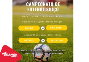 Decisão do Campeonato de Futebol Suíço será neste sábado, em Witmarsum